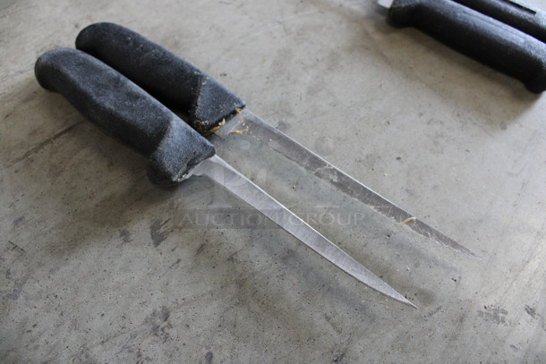 2 SHARPENED Stainless Steel Boning Knives. Includes 10.5". 2 Times Your Bid! - Image 3 of 4