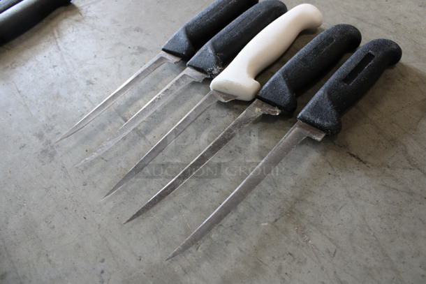 5 SHARPENED Stainless Steel Boning Knives. Includes 10.5". 5 Times Your Bid! - Image 3 of 5
