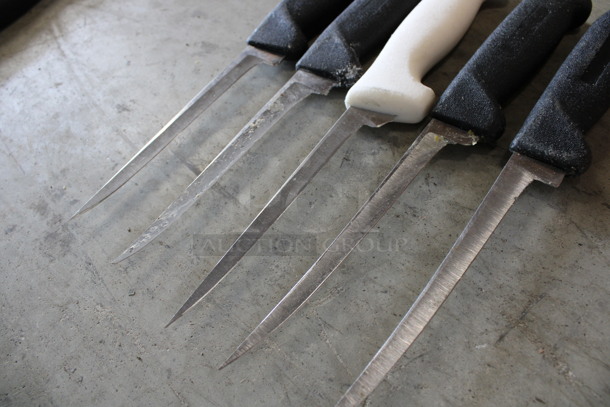 5 SHARPENED Stainless Steel Boning Knives. Includes 10.5". 5 Times Your Bid! - Image 4 of 5