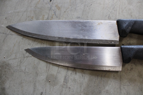 2 SHARPENED Stainless Steel Chef Knives. Includes 14.5". 2 Times Your Bid! - Image 2 of 4