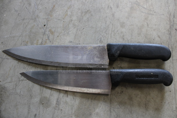 2 SHARPENED Stainless Steel Chef Knives. Includes 14.5". 2 Times Your Bid! - Image 4 of 4