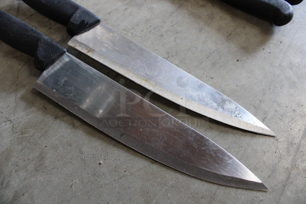 2 SHARPENED Stainless Steel Chef Knives. Includes 14". 2 Times Your Bid! - Image 3 of 4