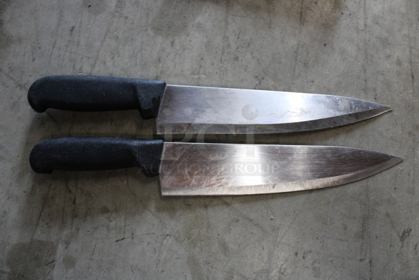 2 SHARPENED Stainless Steel Chef Knives. Includes 14". 2 Times Your Bid! - Image 4 of 4