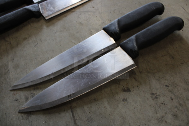 2 SHARPENED Stainless Steel Chef Knives. Includes 13". 2 Times Your Bid! - Image 3 of 4