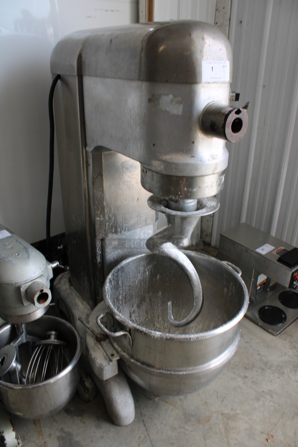 GORGEOUS! Hobart Model L-800-D Metal Commercial Countertop 80 Quart Planetary Mixer w/ Stainless Steel Mixing Bowl and Dough Hook Attachment. 208 Volts, 3 Phase. 28x38x57 - Image 3 of 10