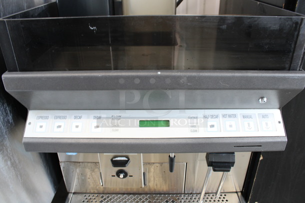 AWESOME! Thermoplan Model CTS2 Stainless Steel Commercial Countertop Automatic Espresso Machine w/ 2 Coffee Bean Grinder Hoppers and Steam Wand. 208 Volts. 20.5x24x28.5 - Image 5 of 11