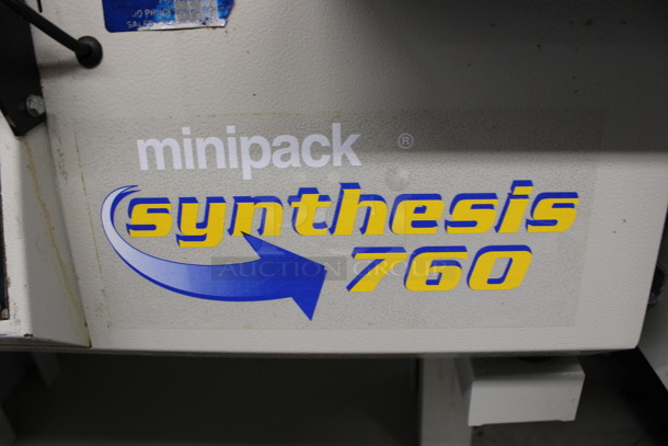 Minipack Synthesis 760 Metal Commercial Floor Style Floor Style Packaging Machine on Commercial Casters. 220-240 Volts. 51x31x46 - Image 6 of 9