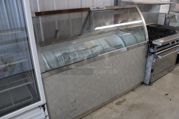 National Refrigeration Model CKDC67V-BR Stainless Steel Commercial Floor Style Baskin Robbins Ice Cream Dipping Cabinet Freezer Merchandiser w/ Dipwell. 220 Volts, 1 Phase. 67.5x30x53.5. Tested and Powers On But Does Not Get Cold - Image 3 of 9