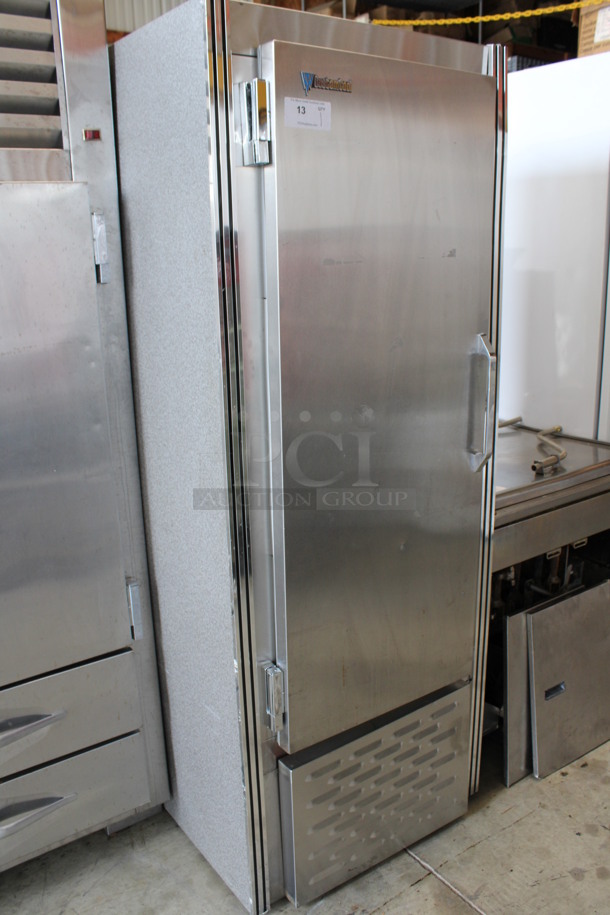 CustomCool S&V Restaurant Equip Model RIF1SC Stainless Steel Commercial Single Door Reach In Cooler. 115 Volts, 1 Phase. 30x36x78. Tested and Does Not Power On - Image 3 of 7
