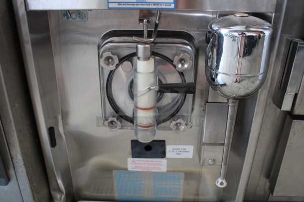 2012 Taylor Model 340D-27 Stainless Steel Commercial Countertop Single Flavor Frozen Beverage Machine w/ Drink Mixer Attachment. 208-230 Volts, 1 Phase. 18x32x32 - Image 3 of 8