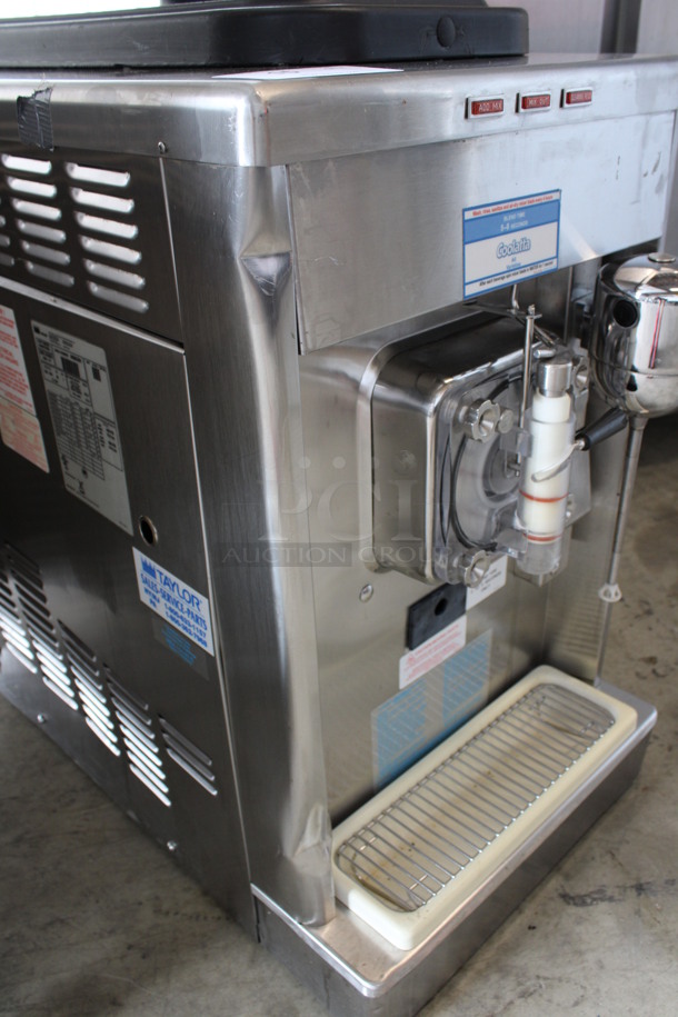 2012 Taylor Model 340D-27 Stainless Steel Commercial Countertop Single Flavor Frozen Beverage Machine w/ Drink Mixer Attachment. 208-230 Volts, 1 Phase. 18x32x32 - Image 8 of 8