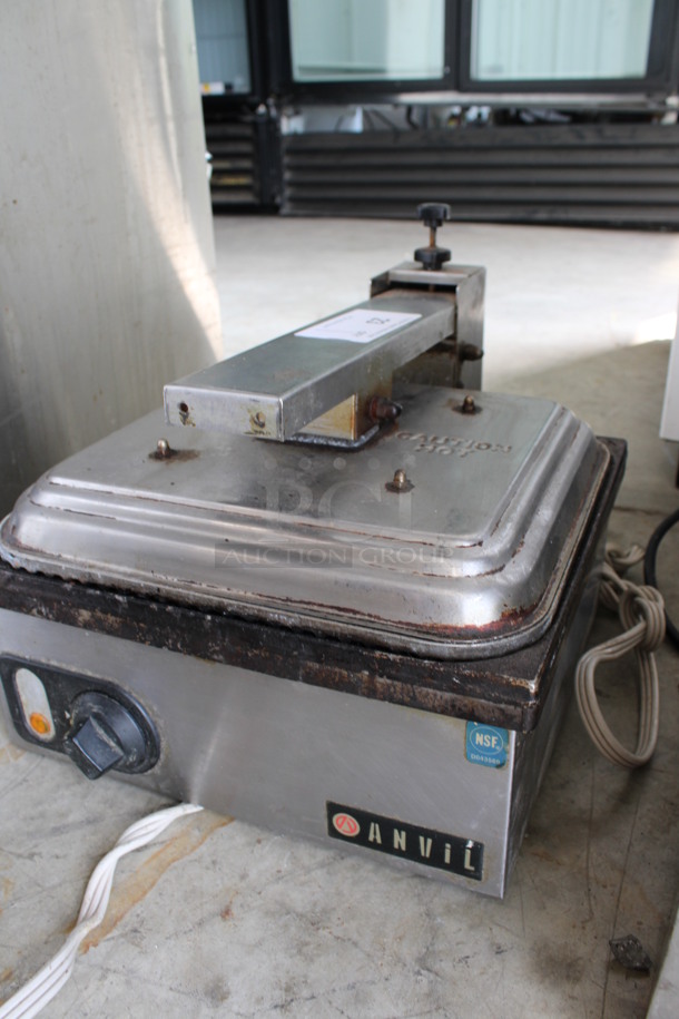 Anvil Stainless Steel Commercial Countertop Panini Press. 14x16.5x12. Tested and Working! - Image 3 of 7