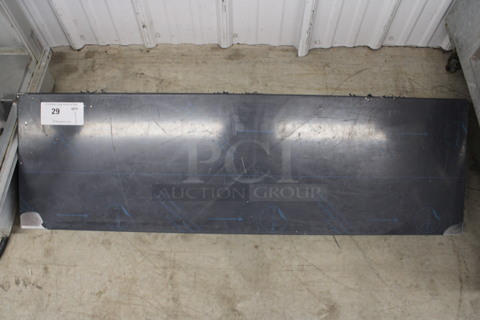 Metal Shelf w/ Wall Mount Brackets. 41x12.5x9.5