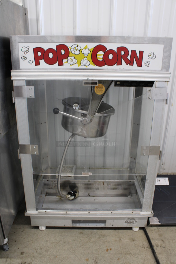 2010 Gold Medal Model 2001ST Metal Commercial Countertop Popcorn Machine Merchandiser. 125 Volts, 1 Phase. 27.5x20x41. Cannot Test Due To Plug Style - Image 2 of 8