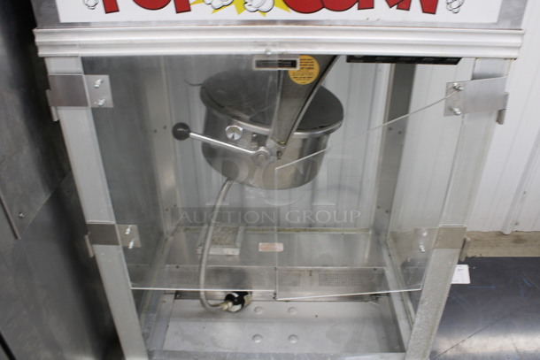 2010 Gold Medal Model 2001ST Metal Commercial Countertop Popcorn Machine Merchandiser. 125 Volts, 1 Phase. 27.5x20x41. Cannot Test Due To Plug Style - Image 5 of 8