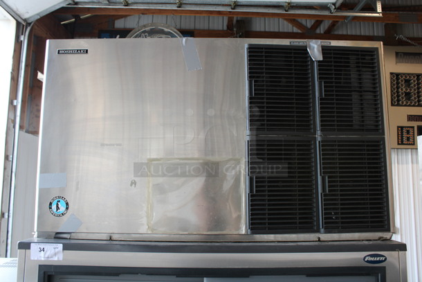 Hoshizaki Model KM-1300SAH Stainless Steel Commercial Air Cooled Ice Machine Head on Follett Model SG1300S-48 Stainless Steel Ice Bin. 208-230 Volts, 1 Phase. 48.5x38x91.5 - Image 4 of 9