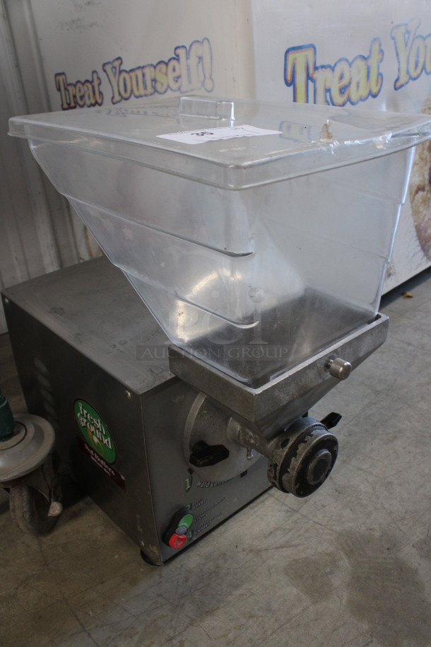 2017 Olde Tyme Model PN2 Stainless Steel Commercial Countertop Single Hopper Peanut Butter Mill Nut Grinder. 115 Volts, 1 Phase. 11x21x21. Tested and Working! - Image 3 of 7