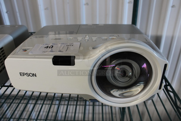 Epson Model H330A LCD Projector. 100-240 Volts, 1 Phase. 13x10.5x6 - Image 1 of 5