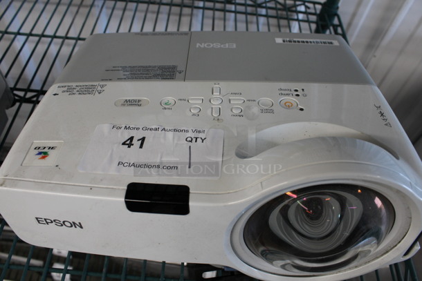 Epson Model H330A LCD Projector. 100-240 Volts, 1 Phase. 13x10.5x6 - Image 4 of 5