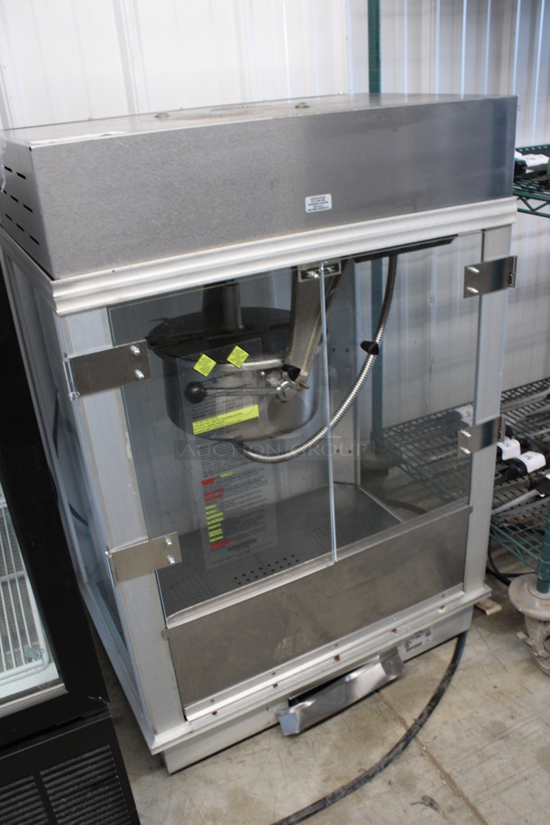 2018 Gold Medal Model 2001ST Metal Commercial Countertop Popcorn Machine Merchandiser. 120 Volts, 1 Phase. 27.5x20x41. Cannot Test Due To Plug Style - Image 3 of 7