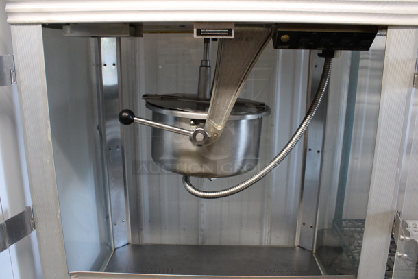 2018 Gold Medal Model 2001ST Metal Commercial Countertop Popcorn Machine Merchandiser. 120 Volts, 1 Phase. 27.5x20x41. Cannot Test Due To Plug Style - Image 4 of 7