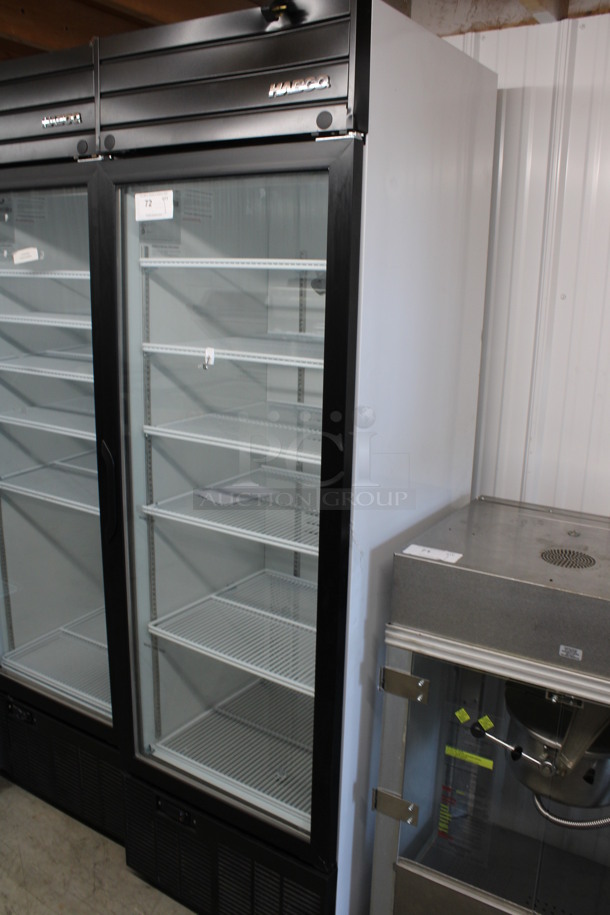 2019 Habco Model SE18 Metal Commercial Single Door Reach In Cooler Merchandiser w/ Poly Coated Racks. 115 Volts, 1 Phase. 24x24x79. Tested and Working! - Image 2 of 6