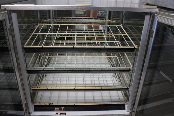 Metal Commercial Dry Display Case Merchandiser w/ Poly Coated Racks. 31x24.5x36 - Image 5 of 5