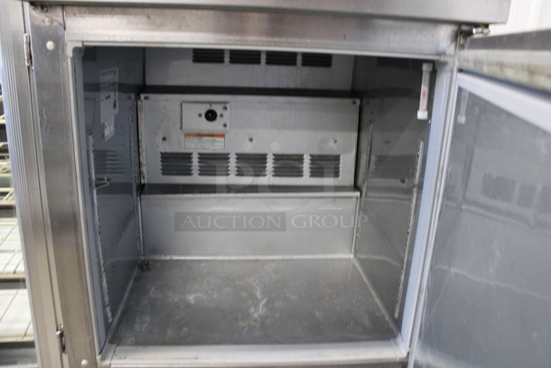 Beverage Air Model WTF27A Stainless Steel Commercial Single Door Undercounter Cooler on Commercial Casters. 115 Volts, 1 Phase. 27x30x35.5. Tested and Working! - Image 3 of 5