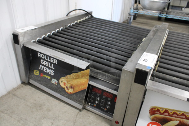 Star Grill Max Pro Stainless Steel Commercial Countertop Hot Dog Roller w/ Warming Bun Drawer. 23.5x28.5x11.5. Tested and Working! - Image 2 of 8