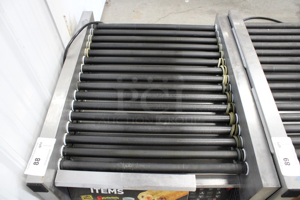 Star Grill Max Pro Stainless Steel Commercial Countertop Hot Dog Roller w/ Warming Bun Drawer. 23.5x28.5x11.5. Tested and Working! - Image 3 of 8