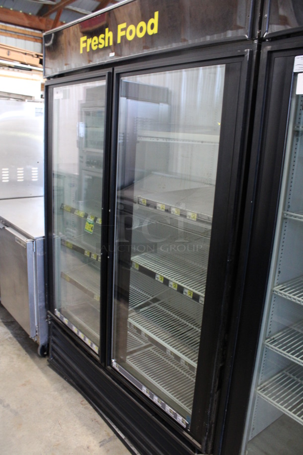 2011 True Model GDM-49 ENERGY STAR Metal Commercial 2 Door Reach In Cooler Merchandiser w/ Poly Coated Racks. 115 Volts, 1 Phase. 54x31x79. Tested and Powers On But Does Not Get Cold - Image 6 of 6