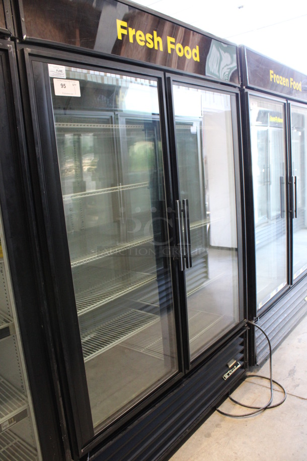 2013 True Model GDM-49 ENERGY STAR Metal Commercial 2 Door Reach In Cooler Merchandiser w/ Poly Coated Racks. 115 Volts, 1 Phase. 54x31x79. Tested and Powers On But Does Not Get Cold - Image 5 of 5