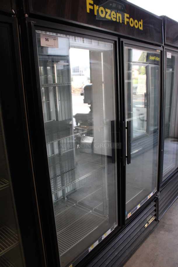 2013 True Model GDM-49F-LD ENERGY STAR Metal Commercial 2 Door Reach In Freezer Merchandiser w/ Poly Coated Racks. 115 Volts, 1 Phase. 54x31x79. Cannot Test Due To Plug Style - Image 2 of 5