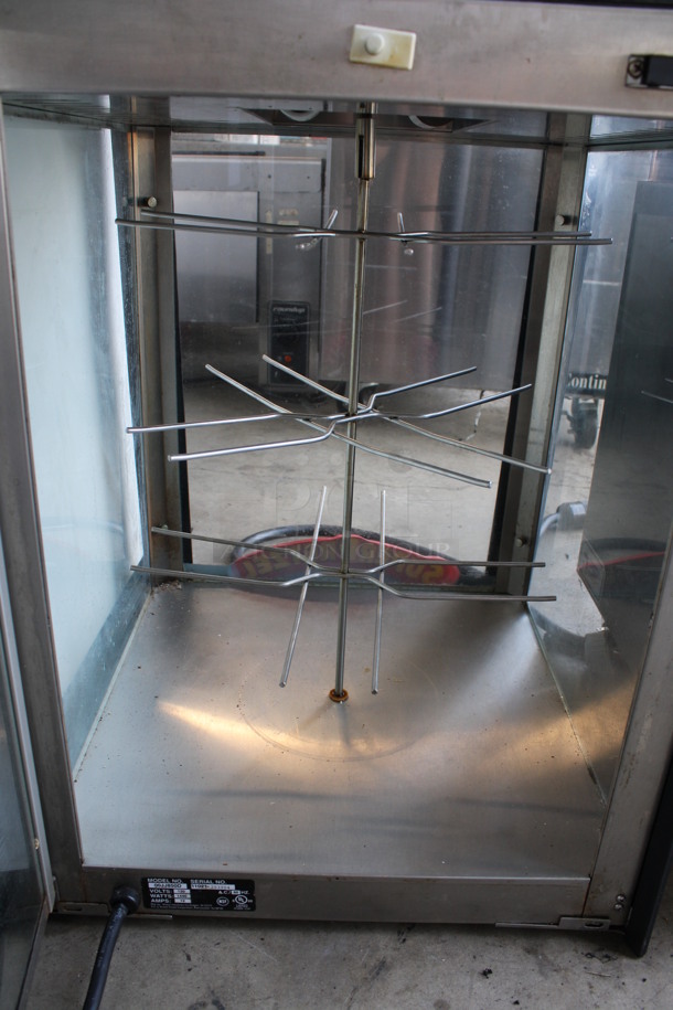 JJ Model 00JJ850D Stainless Steel Commercial Countertop Pretzel Warming Merchandiser. 120 Volts, 1 Phase. 20.5x20.5x37. Tested and Working! - Image 6 of 8