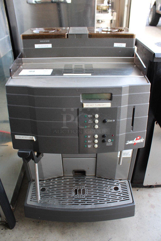 FANTASTIC! Schaerer Model Ambiente Stainless Steel Commercial Countertop Coffee Espresso Machine w/ Steam Wand. 210 Volts. 17x20x26.5 - Image 1 of 6