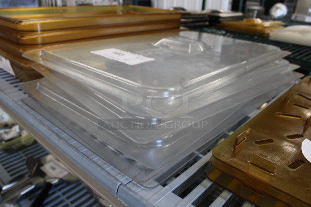 6 Clear Poly Full Size Drop In Bin Lids. 6 Times Your Bid! - Image 2 of 3