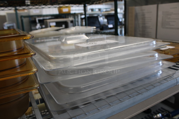 6 Clear Poly Full Size Drop In Bin Lids. 6 Times Your Bid! - Image 3 of 3