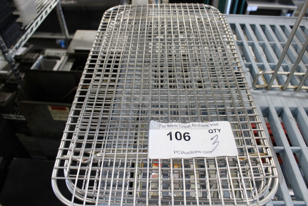 3 Metal Cooling Racks. 10x18x1. 3 Times Your Bid!