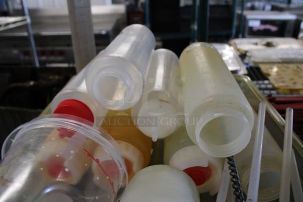 ALL ONE MONEY! Lot of Various Items Including Poly Condiment Bottles in Full Size Drop In Bin! - Image 2 of 4