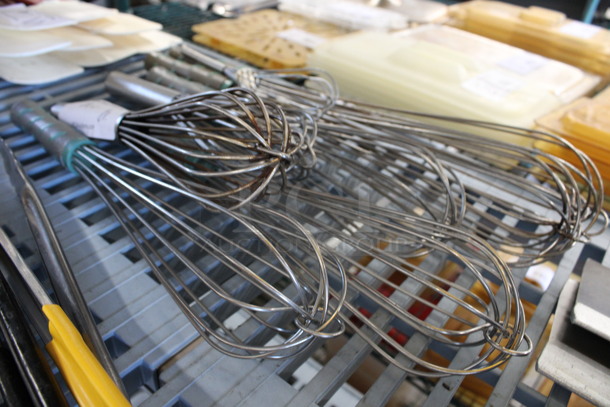 8 Various Metal Whisks. Includes 14". 8 Times Your Bid! - Image 3 of 3
