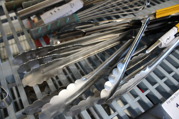 7 Various Metal Tongs. Includes 12". 7 Times Your Bid! - Image 2 of 3