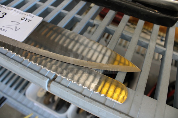 2 Various Stainless Steel Knives. 15". 2 Times Your Bid! - Image 3 of 3