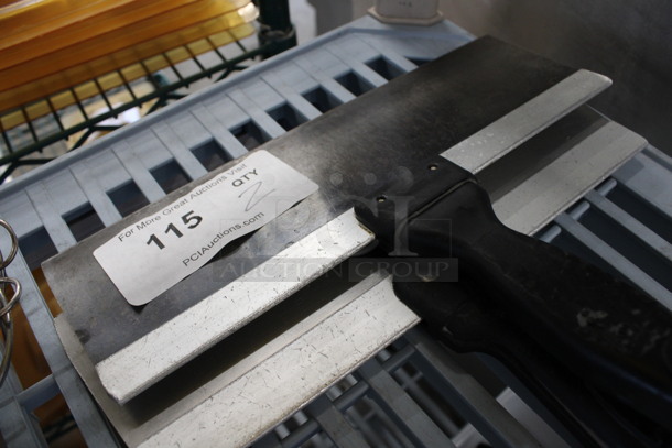 2 Metal Scrapers. 12x9.5x1. 2 Times Your Bid! - Image 2 of 3