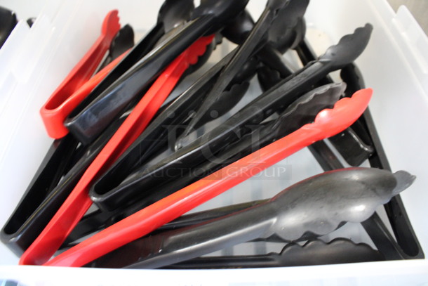 ALL ONE MONEY! Lot of Various Poly Tongs in Poly Bin! - Image 3 of 3