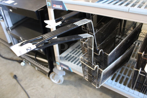 2 Metal Fry Baskets. 6.5x26x13. 2 Times Your Bid!