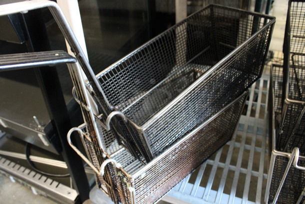 2 Metal Fry Baskets. 6.5x26x13. 2 Times Your Bid! - Image 2 of 3