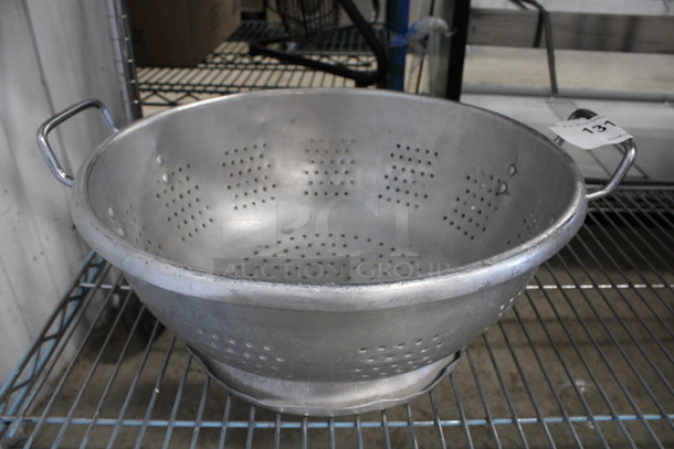 Metal Colander. 18x15.5x7