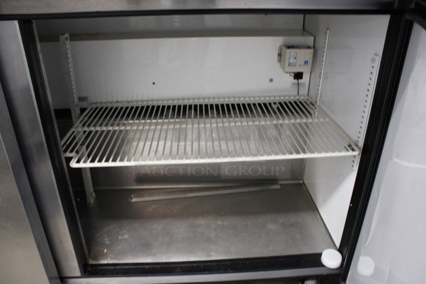 True Model TSSU-60-24M-B-ST Stainless Steel Commercial Sandwich Salad Prep Table Bain Marie Mega Top on Commercial Casters. 115 Volts, 1 Phase. 60.5x35.5x47. Tested and Working! - Image 7 of 8