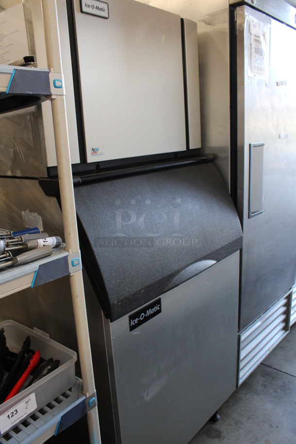 Ice O Matic Model CIM0530HW Stainless Steel Commercial Water Cooled Ice Head on Ice Bin. 115 Volts, 1 Phase. 30x32x72 - Image 2 of 7