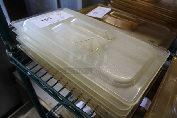 6 Poly 1/3 Size Drop In Bin Lids. 6 Times Your Bid! - Image 2 of 3